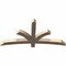 Ekena Millwork Davenport Smooth Timber Gable Bracket, Douglas Fir, 60"W x 30"H x 3 1/2"D x 3 1/2"F, 12/12 Pitch GBW060X30X0404DAV00SDF - alternate 2